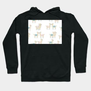 Llama Pattern Hoodie